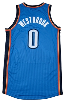2012-2013 Russell Westbrook Game Used Oklahoma City Thunder Road Jersey Used on 11/12/2012 (NBA/MeiGray)
